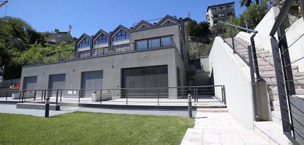 Baia Blu - Luxury Apartments With Pool Cremia Eksteriør bilde